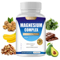 MAGNESIUM COMPLEX Wellness Capsules With Malate & Glycinate And 8 ELEMENTAL MAGNESIUM, Supports Health 90 Capsules, Dietary Supplement. by Ricaloux
