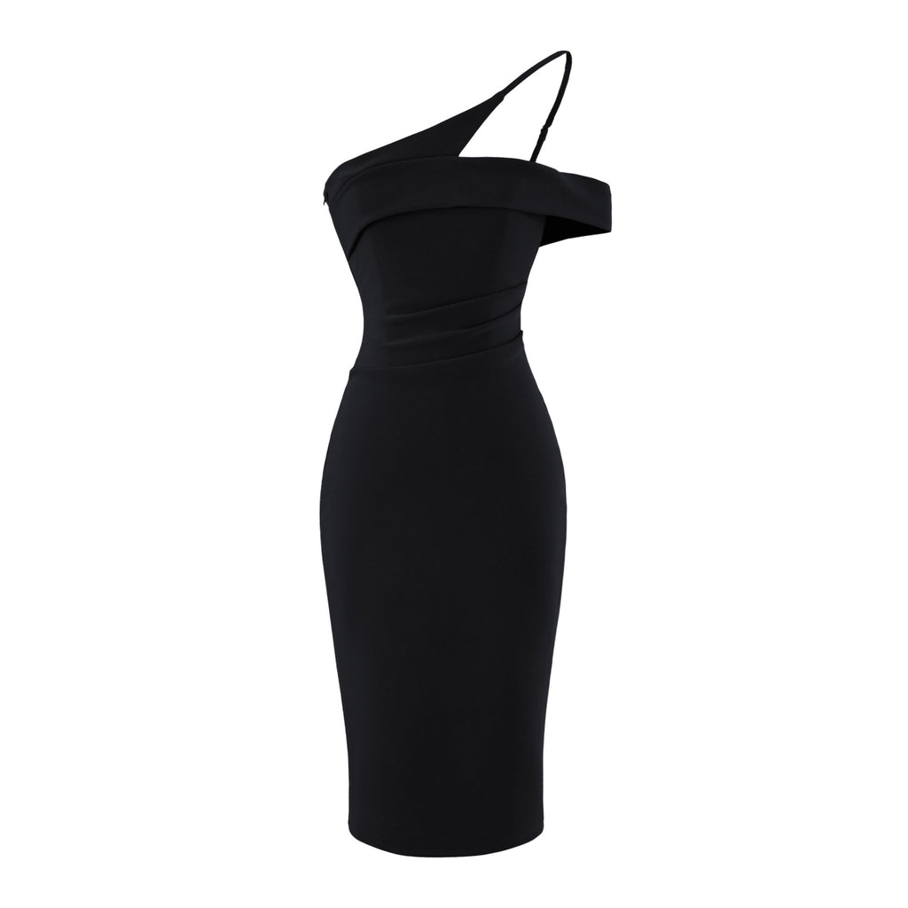 Womens Waist-cinching Figure-hugging Strap Dress – Premium 0 | RICALOUX