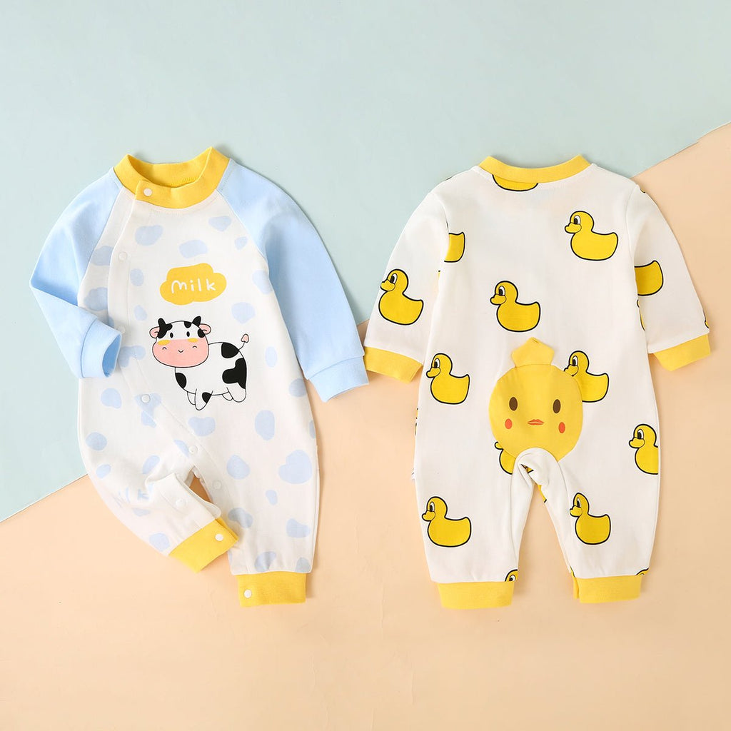 Long-sleeved Romper Girl Baby Clothes Autumn Suit - RICALOUX