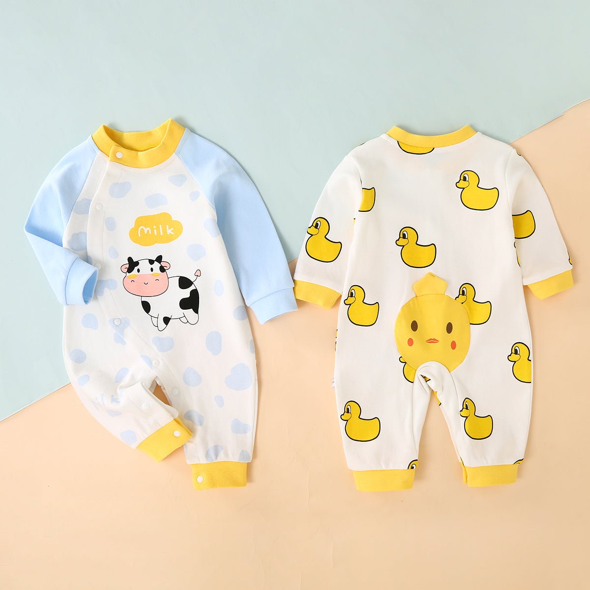 Long-sleeved Romper Girl Baby Clothes Autumn Suit - RICALOUX