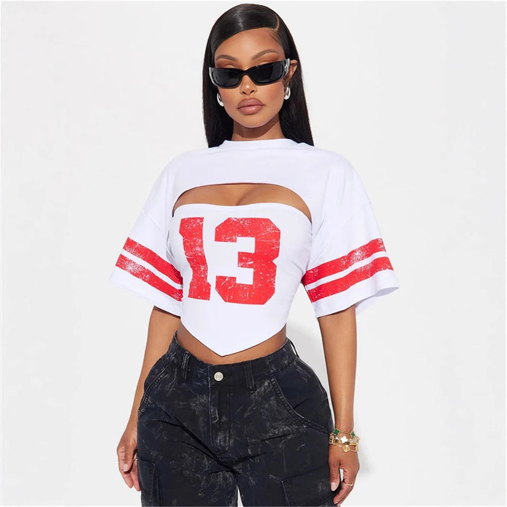 Summer New Cross-Border Womens Casual T-Shirt by Ricaloux