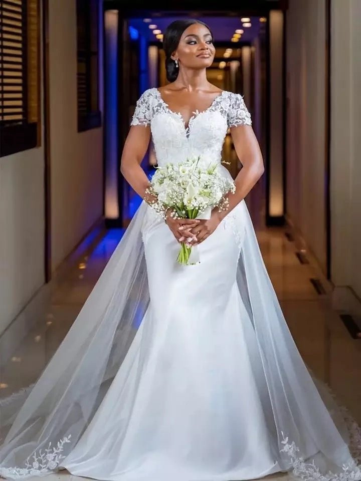 FashionCustom Wedding Gown Bridal Dresses - RICALOUX