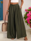Casual Loose-fit Pleated Cotton Top For Women by Ricaloux