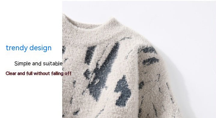 Winter Fleece-lined Thickened Men's Bottoming Sweater Fall And Winter Inner - RICALOUX