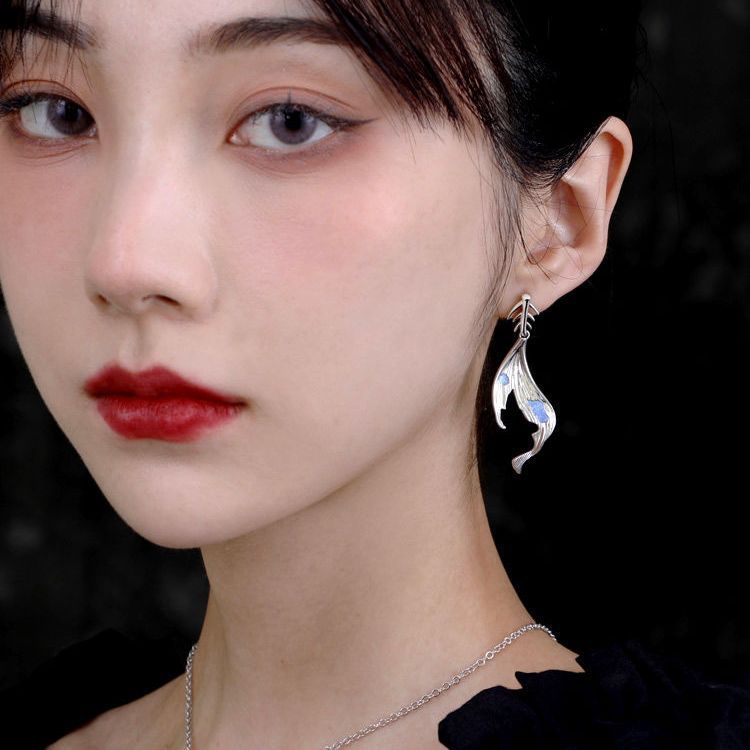 New Fashion Art Lifestyle Earrings Personality Fishtail by Ricaloux