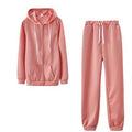Women's Clothing Solid Color Hoodie Suit Sports - RICALOUX