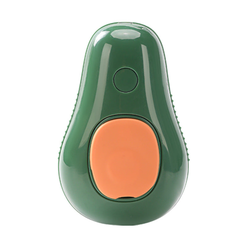 Steamy Cat Brush Cat Dog Grooming Comb Electric Self Cleaning Steam Cat Brush For Massage Avocado Shape Pet Spray Cat Grooming by Ricaloux