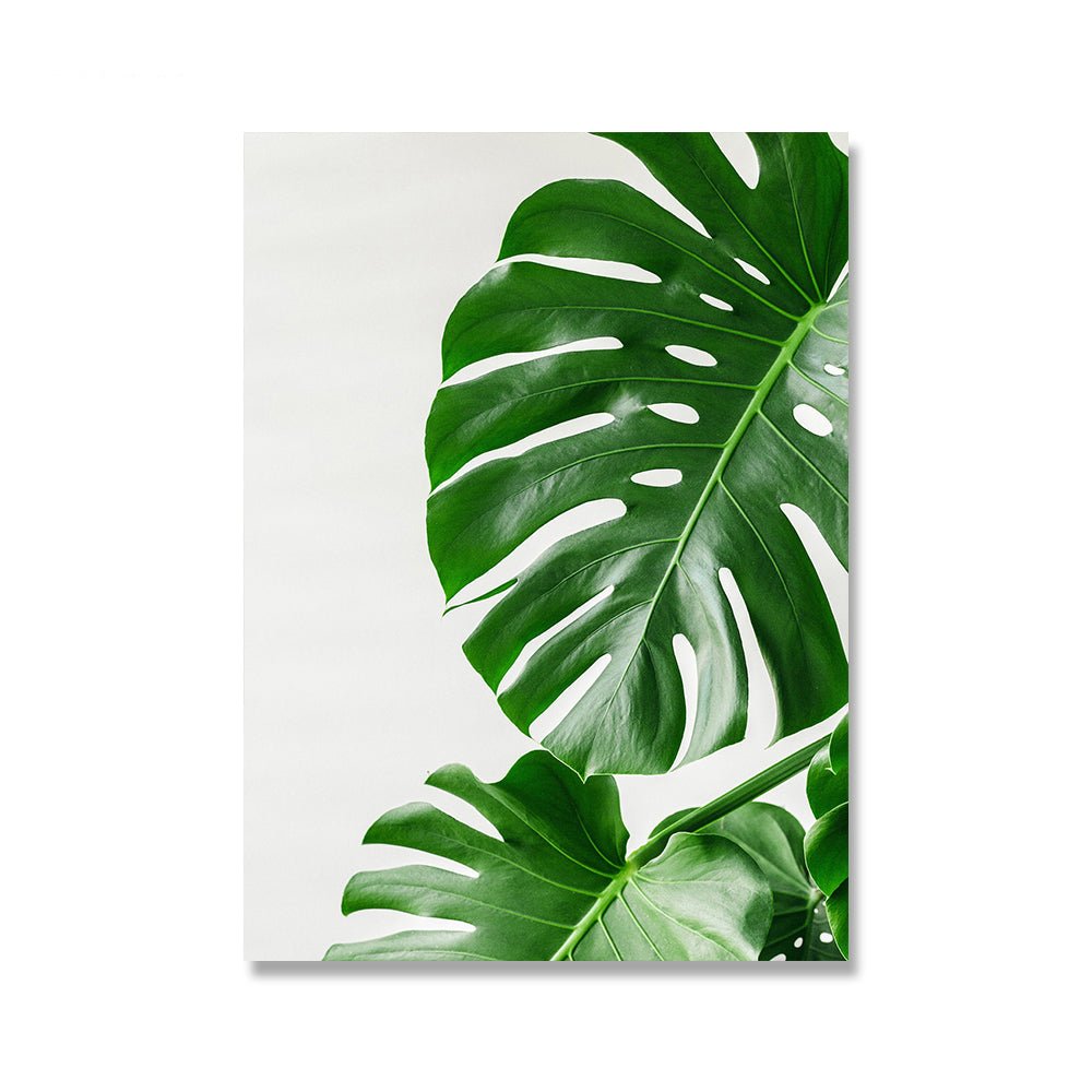 Home Decor Green Plant Canvas Painting - RICALOUX