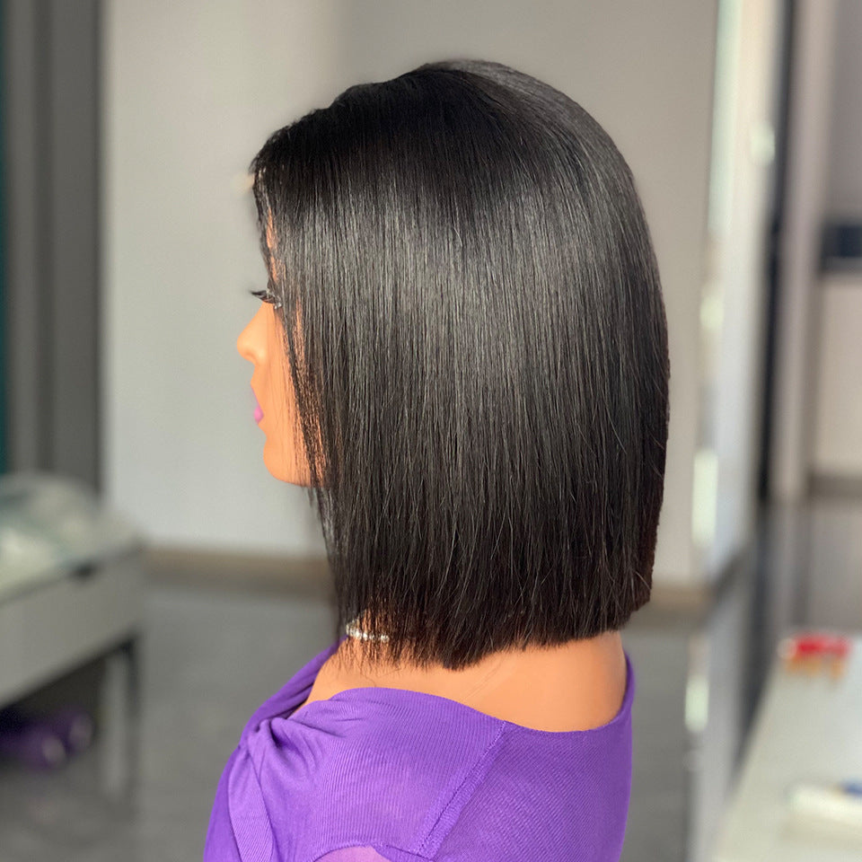 12A Vietnam Bone Straight Bob Human Hair Wigs – Premium 0 | RICALOUX