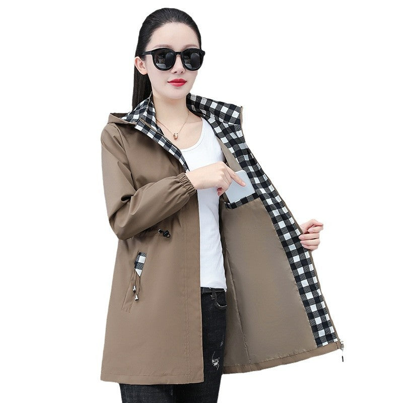 Womens Fashionable Loose-fit Oversized Hooded Jacket – Premium 0 | RICALOUX
