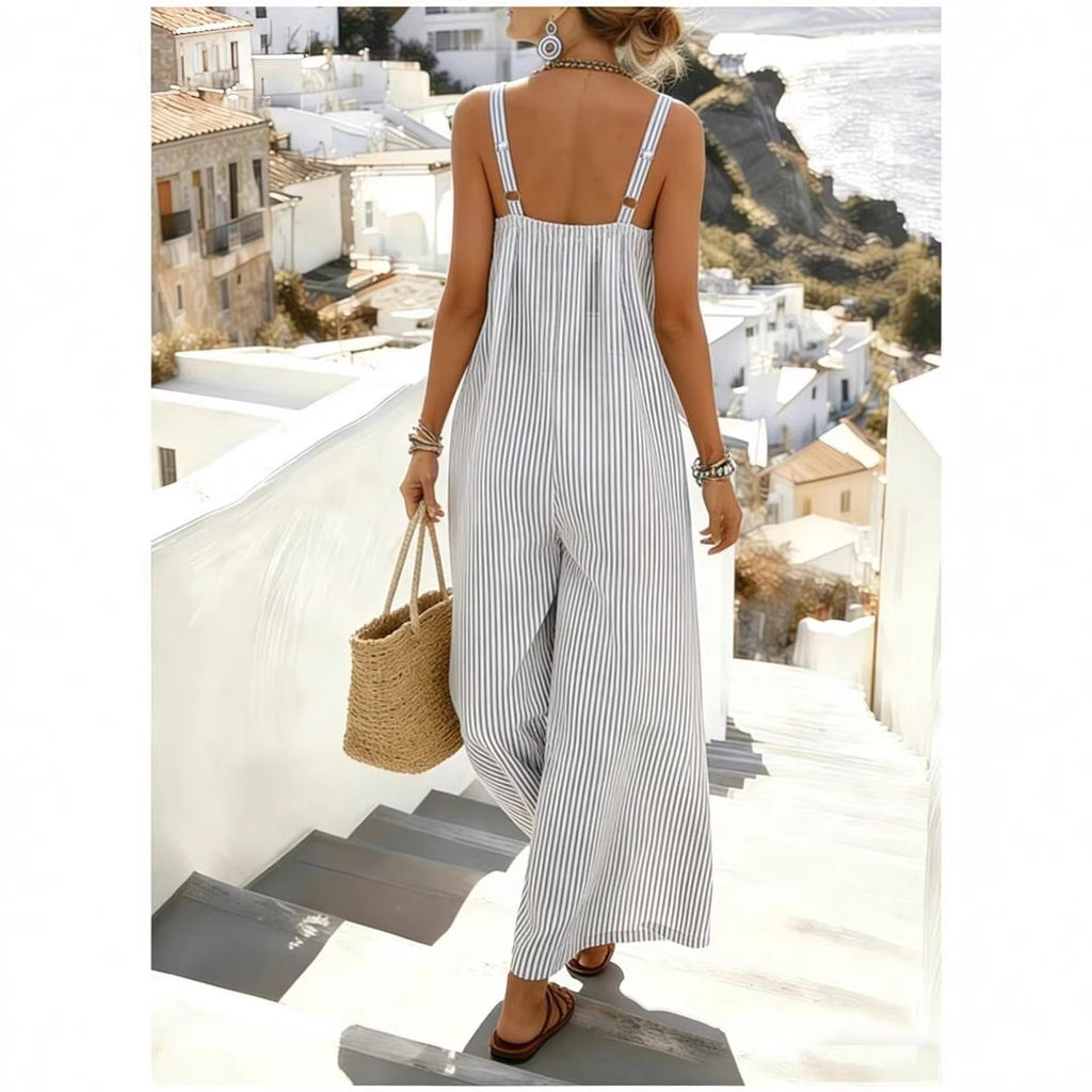 New Striped Strap Sleeveless Dress For Women – Premium 0 | RICALOUX