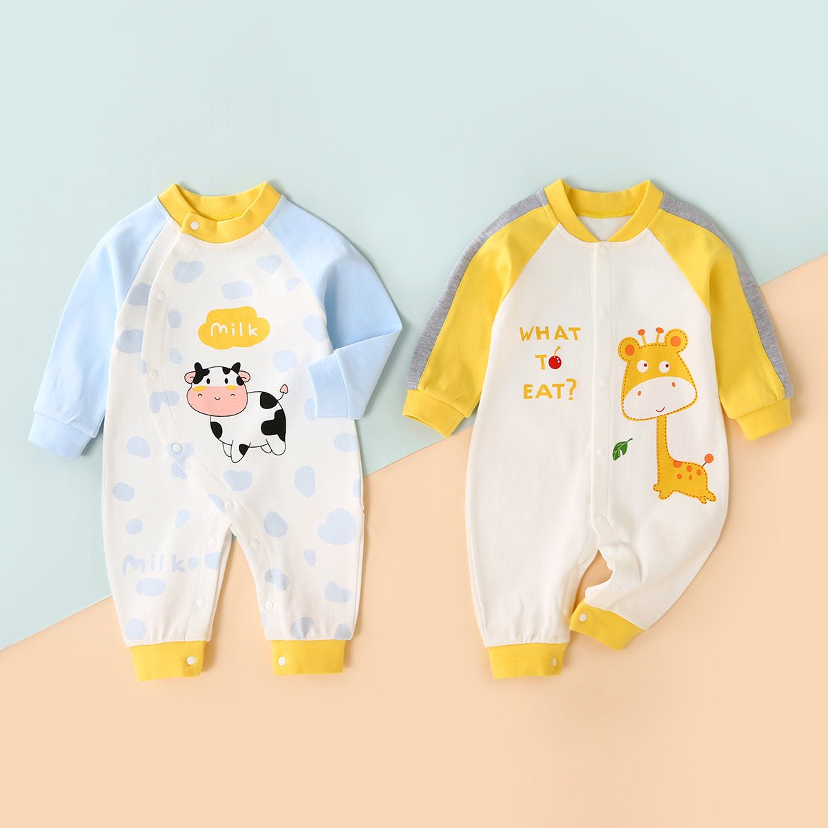 Long-sleeved Romper Girl Baby Clothes Autumn Suit - RICALOUX