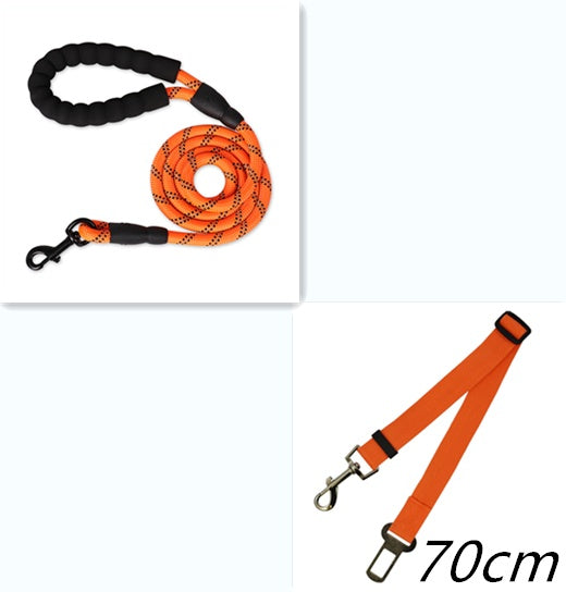 Reflective Dog Leash Nylon Pet Dog Leash Rope For Small Medium Large Dogs Walking Training Pet Suppiles by Ricaloux