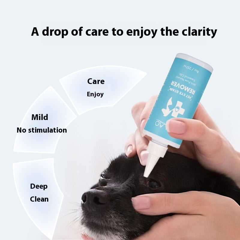 Pet Eye Decontamination Agent Trace Water Dog Cat Daily Care by Ricaloux