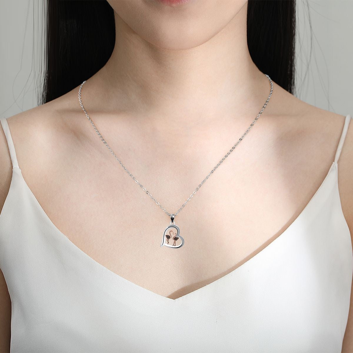 Jewelry Love Swan Love Necklace For Women by Ricaloux