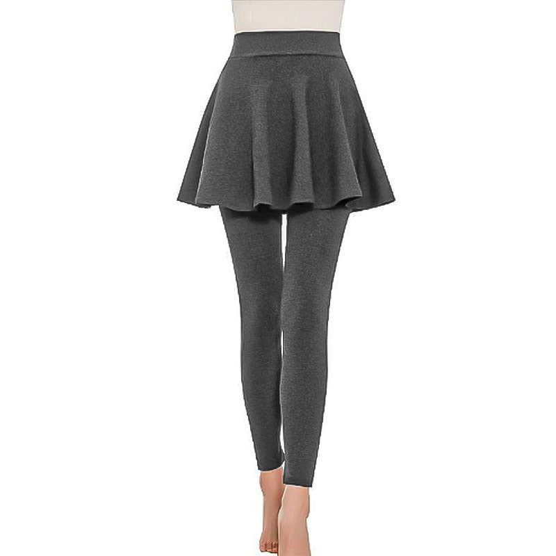 Women's High Waist Skirted Leggings 2 In 1 Flared Skirt Overlay Active Leggings For Yoga & Workout by Ricaloux
