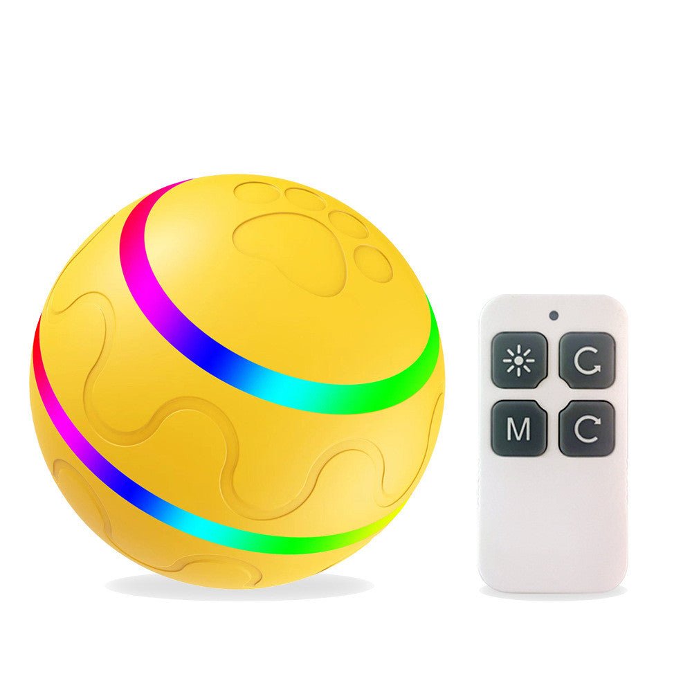 Pet New Cat Wicked Ball Toy Intelligent Ball USB Cat Toys Self Rotating Ball Automatic Rotation Ball - RICALOUX