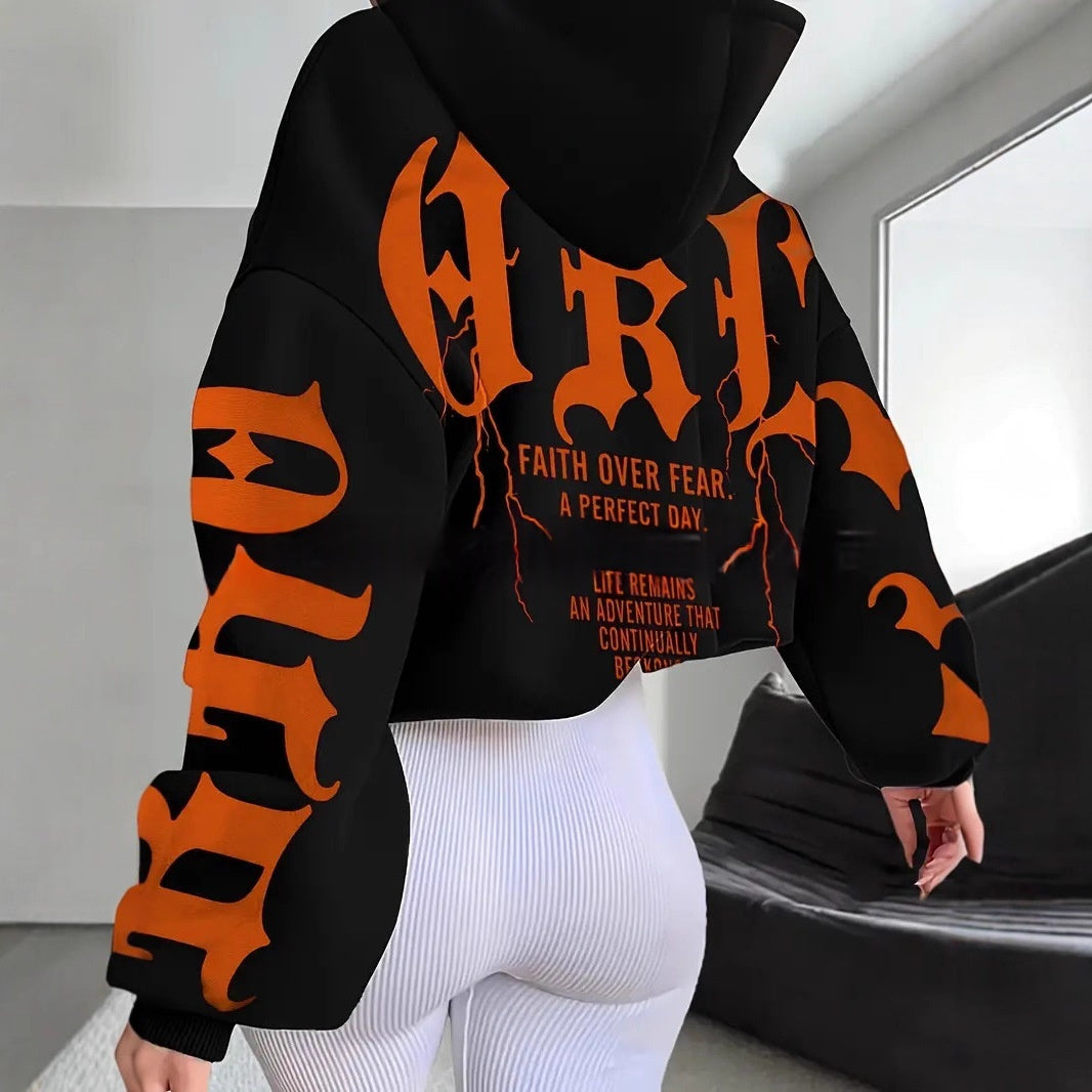 Womens Casual Sweatshirt With 3D Digital Print – Premium 0 | RICALOUX