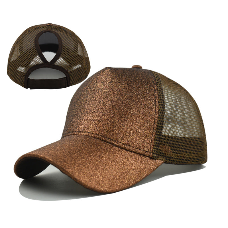 Women's Netting Breathable, Allowing Hair To Be Exposed. Fashionable And Simple Style Baseball Cap. Suitable For Sisters To Go Out And Do Outdoor Activities. by Ricaloux