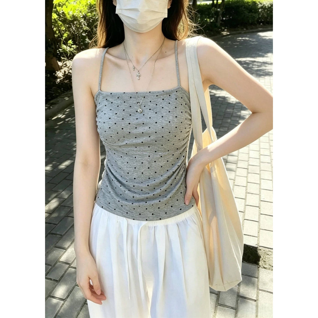 Polka-dot Camisole Womens Top – Premium 0 | RICALOUX