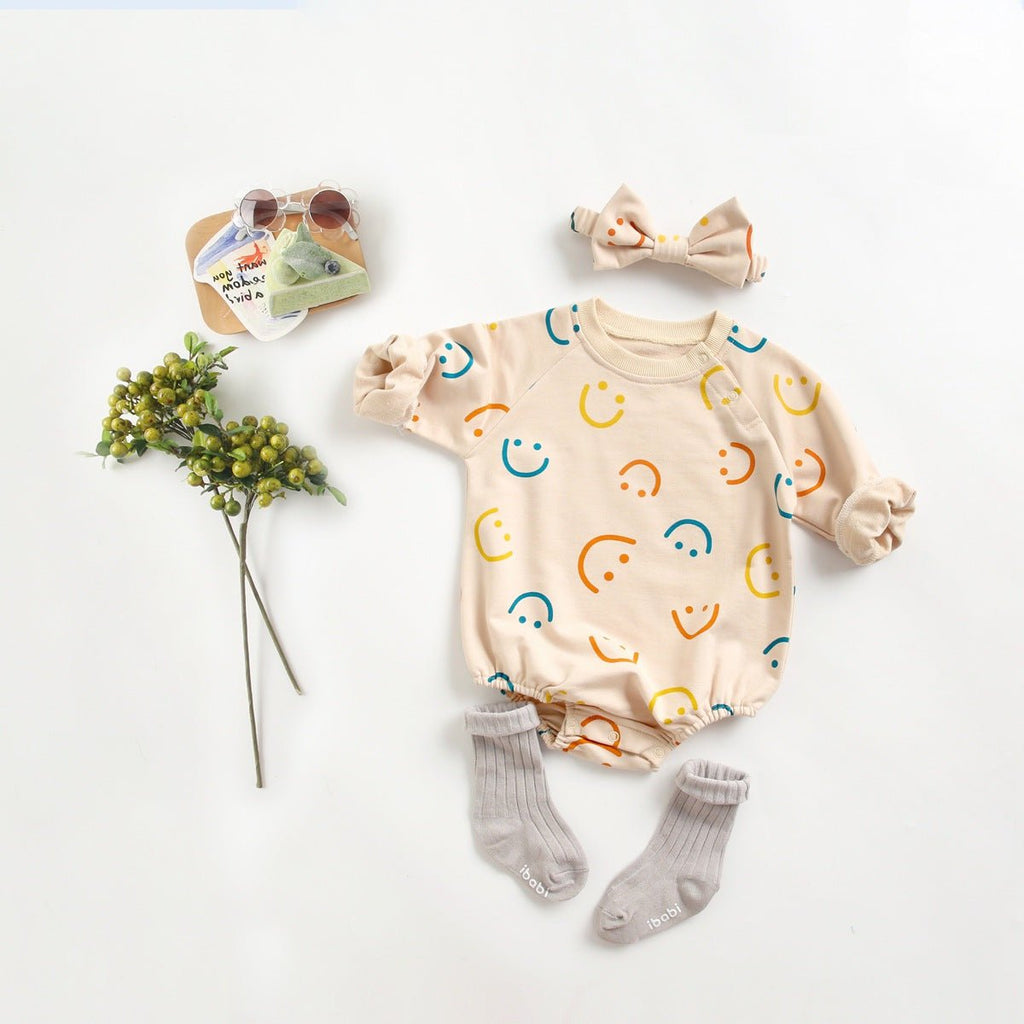 Newborn Baby Girl Romper Cartoon Spring Toddler Bag Fart Clothes - RICALOUX