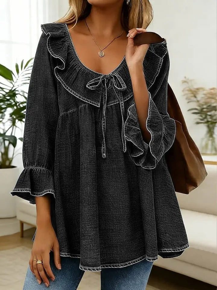 Womens Casual Loose-Fit T-Shirt by Ricaloux