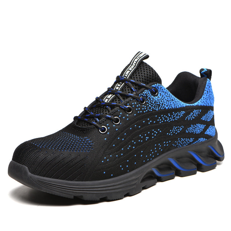 Men Sneakers Indestructible Steel Toe Work Shoes Comfortable Puncture Proof Shoes by Ricaloux