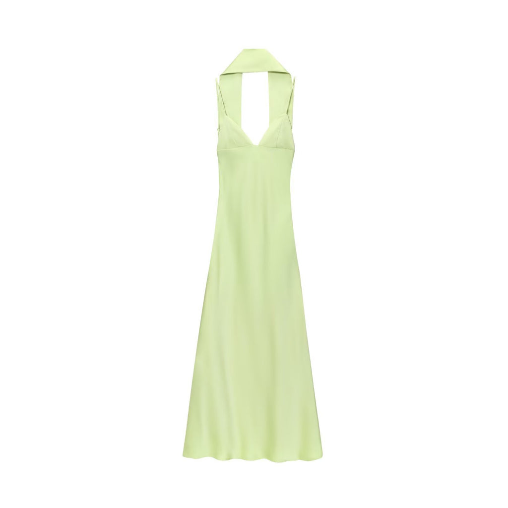 Womens Casual Dress With A Silk-satin Texture by Ricaloux