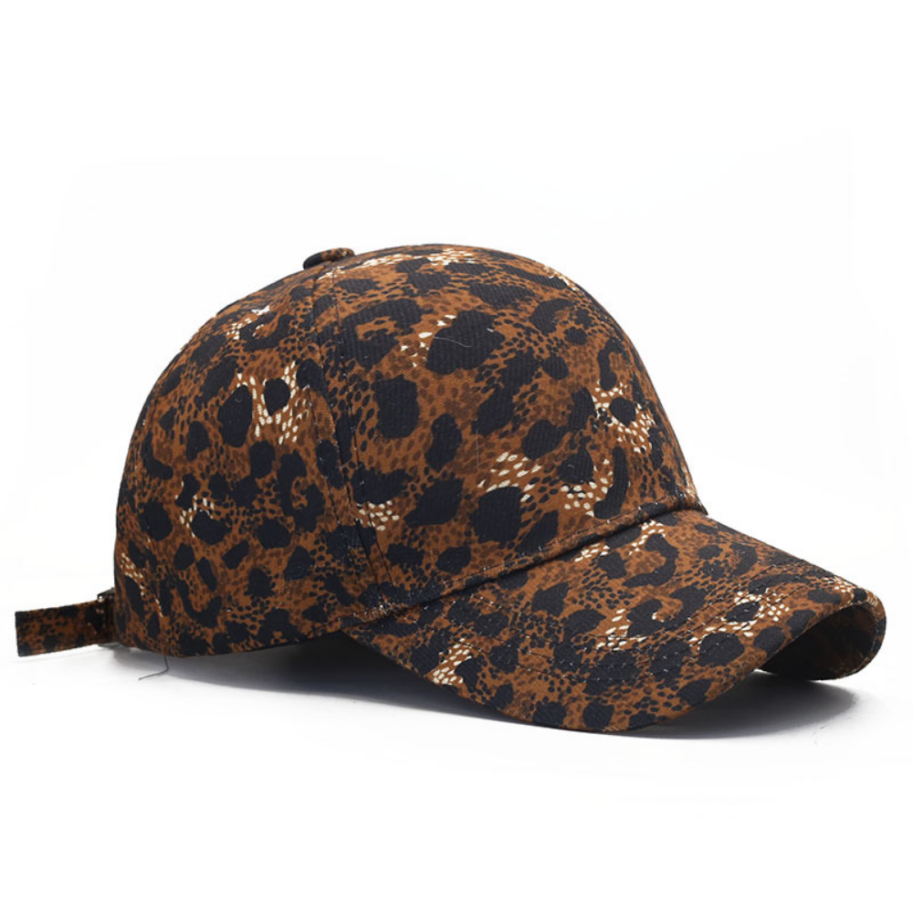 Leopard-patterned Spotted Light Board Adjustable Trend-forward Curved-brim Baseball Cap Suitable For Shopping, Traveling And Sports – Premium 4 | RICALOUX