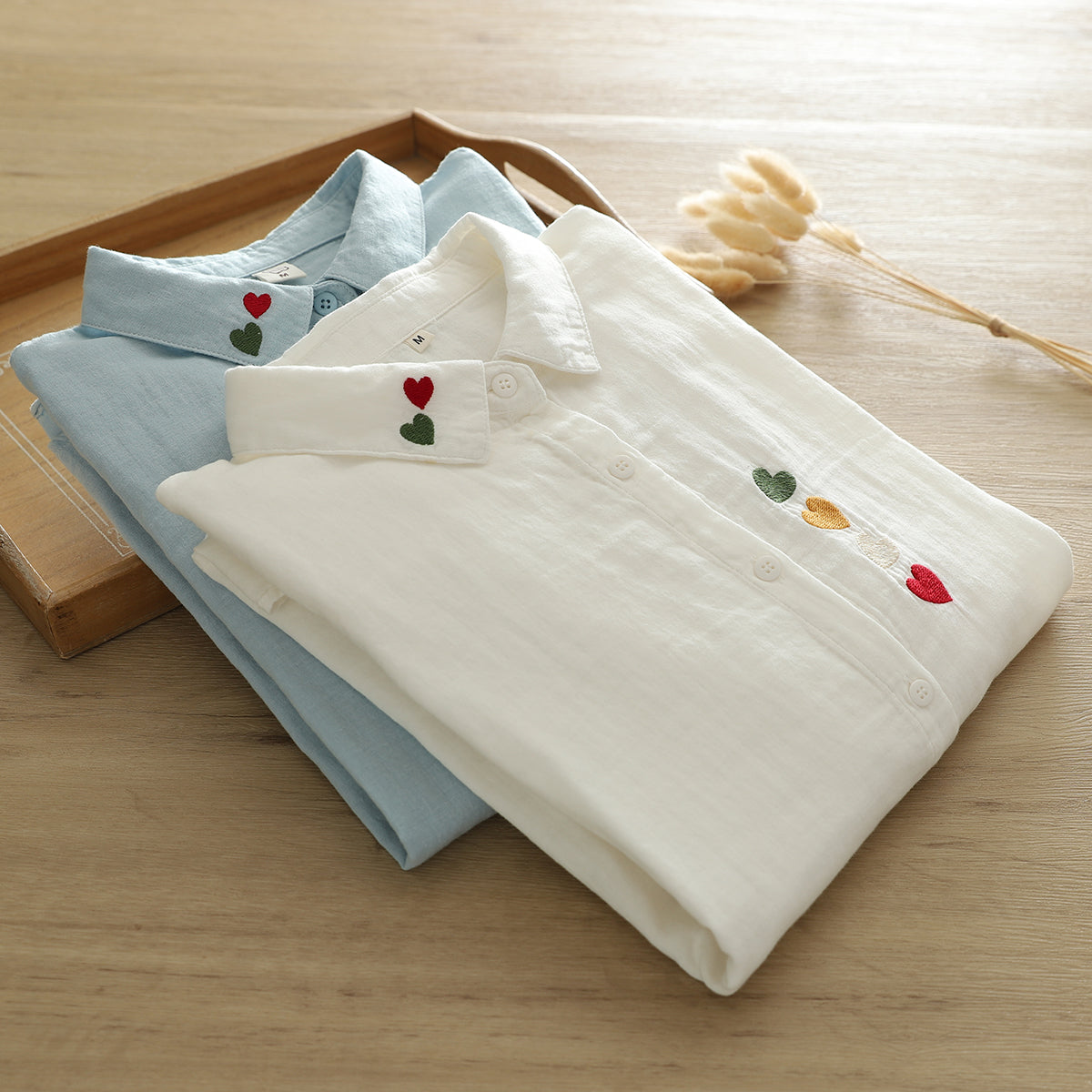 Fresh And Delicate Double-layer Cotton Shirt – Premium 0 | RICALOUX