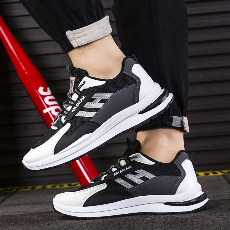 Men Sneakers White Sports Shoes Running Walking – Premium 4 | RICALOUX