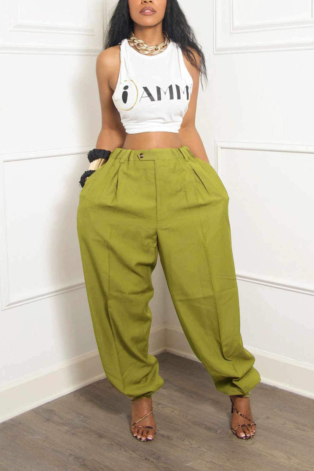 Casual Relaxed-fit Trendy Ankle-length Jogger Pants – Premium 0 | RICALOUX