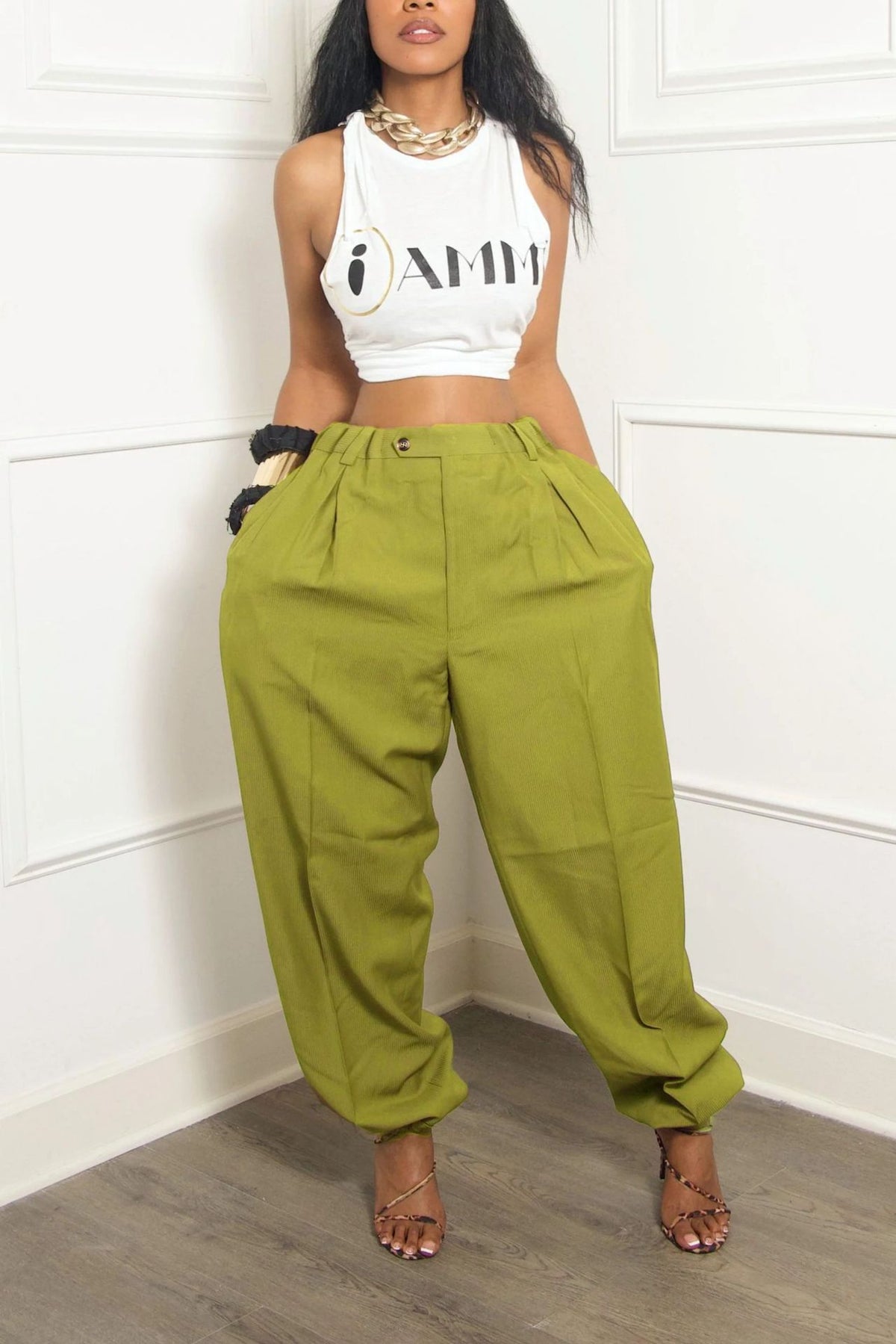 Casual Relaxed-fit Trendy Ankle-length Jogger Pants – Premium 0 | RICALOUX