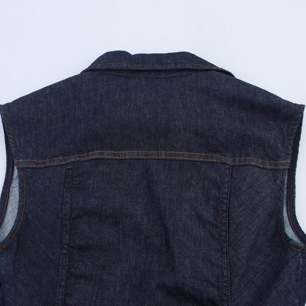 Women's Versatile Classic Denim Mini Dress by Ricaloux