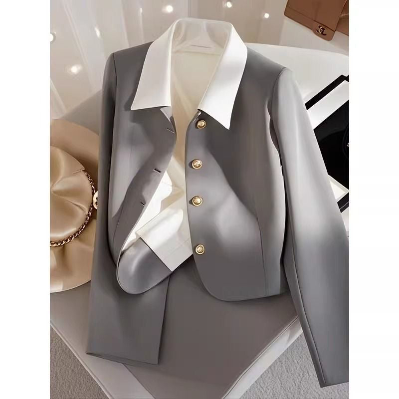 Stylish Casual All Matching High End Elegant Petite Womens Blazer – Premium 0 | RICALOUX