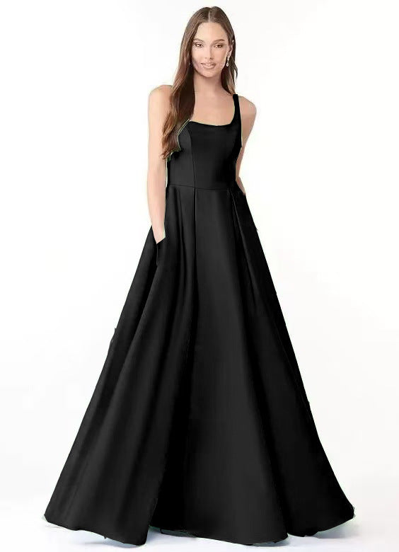 Evening Gown With Straps For Western Banquets by Ricaloux