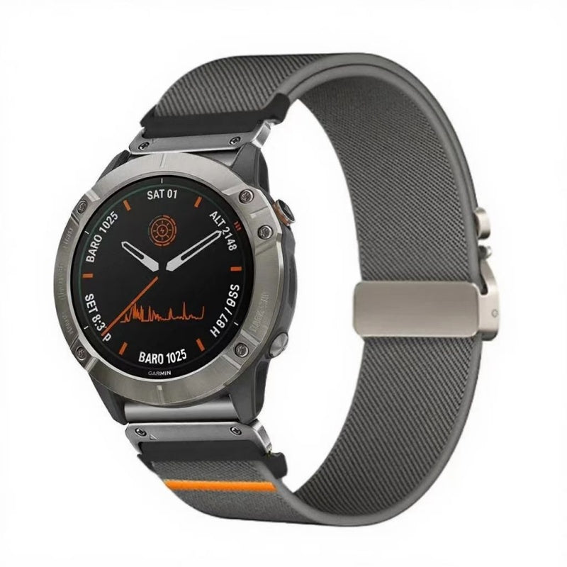 Elastic String Fabric Woven Men Watch Strap by Ricaloux