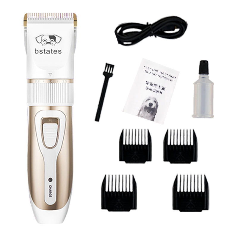 Professional Low Noise Pet Hair Clipper Easy Grooming For Dogs & Cats by Ricaloux