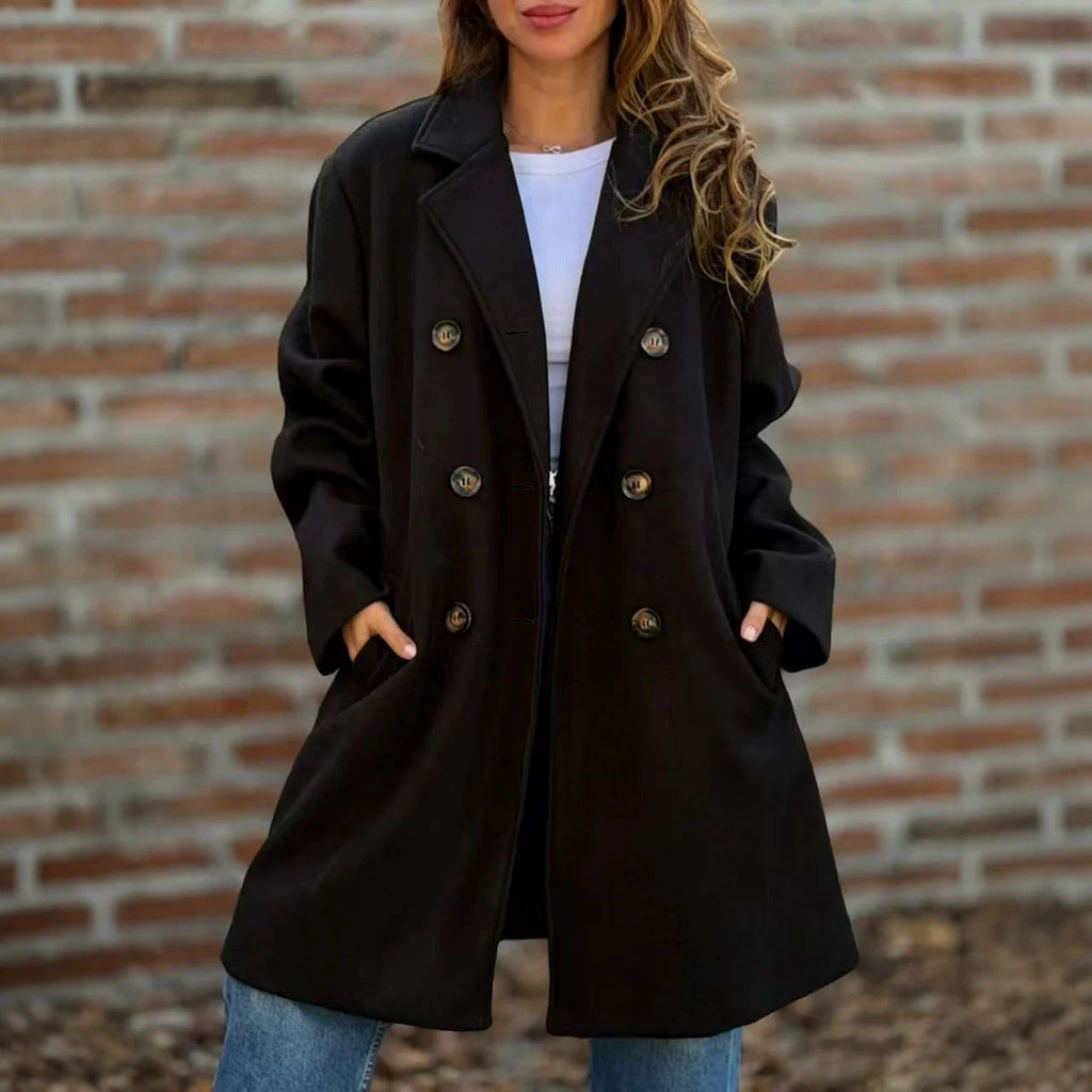 Notch-lapel Double-breasted Wool Coat – Premium 0 | RICALOUX