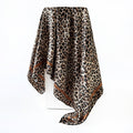Women's Classic Leopard Print Silk Scarf - Stylish And Fashionable, Suitable For Outdoor Outfits And Versatile As A Shawl. – Premium 4 | RICALOUX