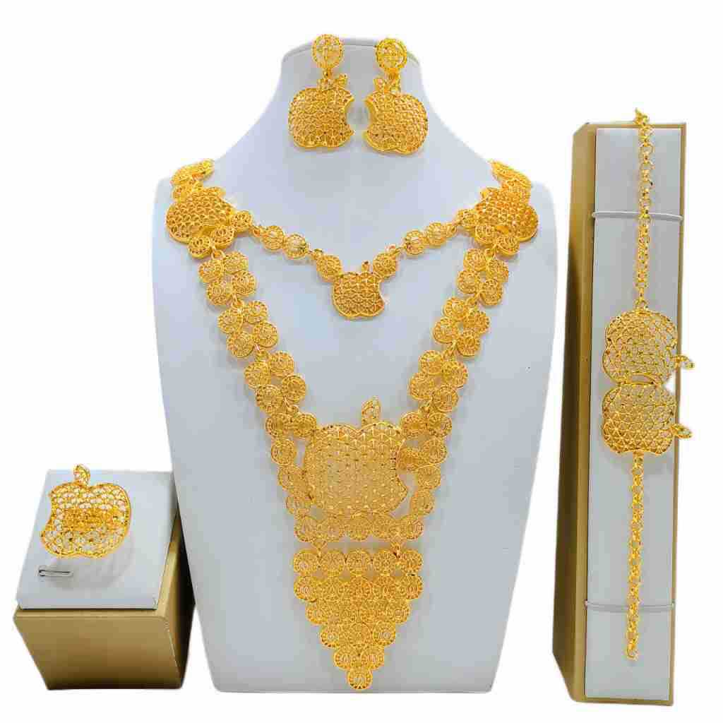 Jewelry Suit Bridal Gift For Women Wedding Decoration by Ricaloux