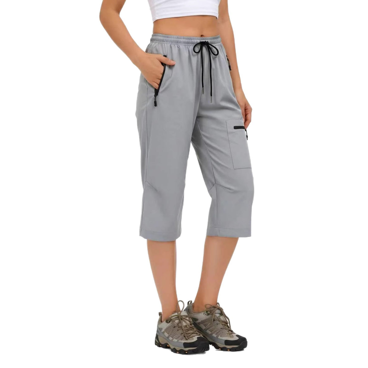 Womens Outdoor Casual Sports Cropped Pants by Ricaloux