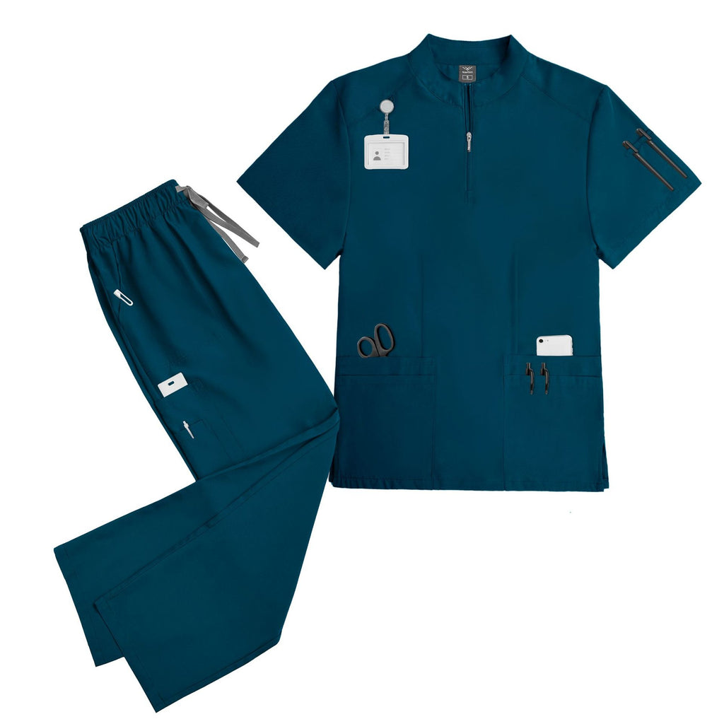 Short-sleeve Scrub Top For Doctors by Ricaloux