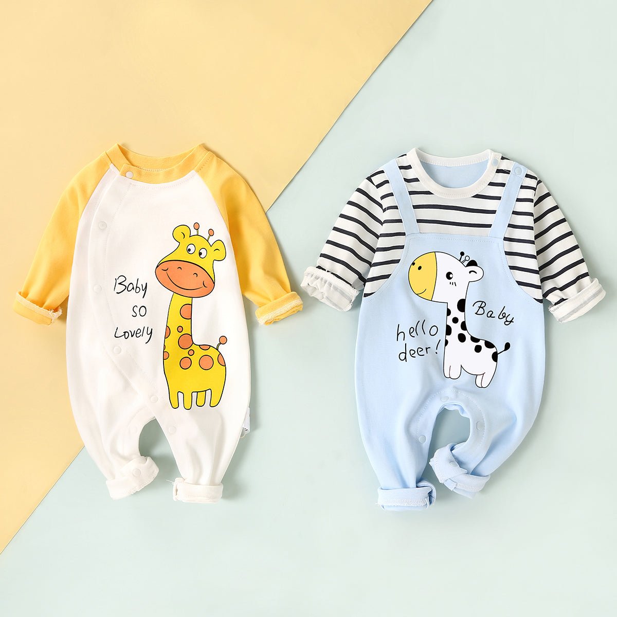 Long-sleeved Romper Girl Baby Clothes Autumn Suit - RICALOUX