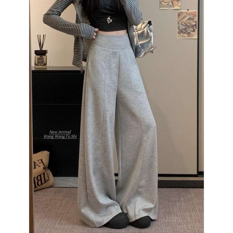 High-waisted Drapey Casual Pants For Women by Ricaloux