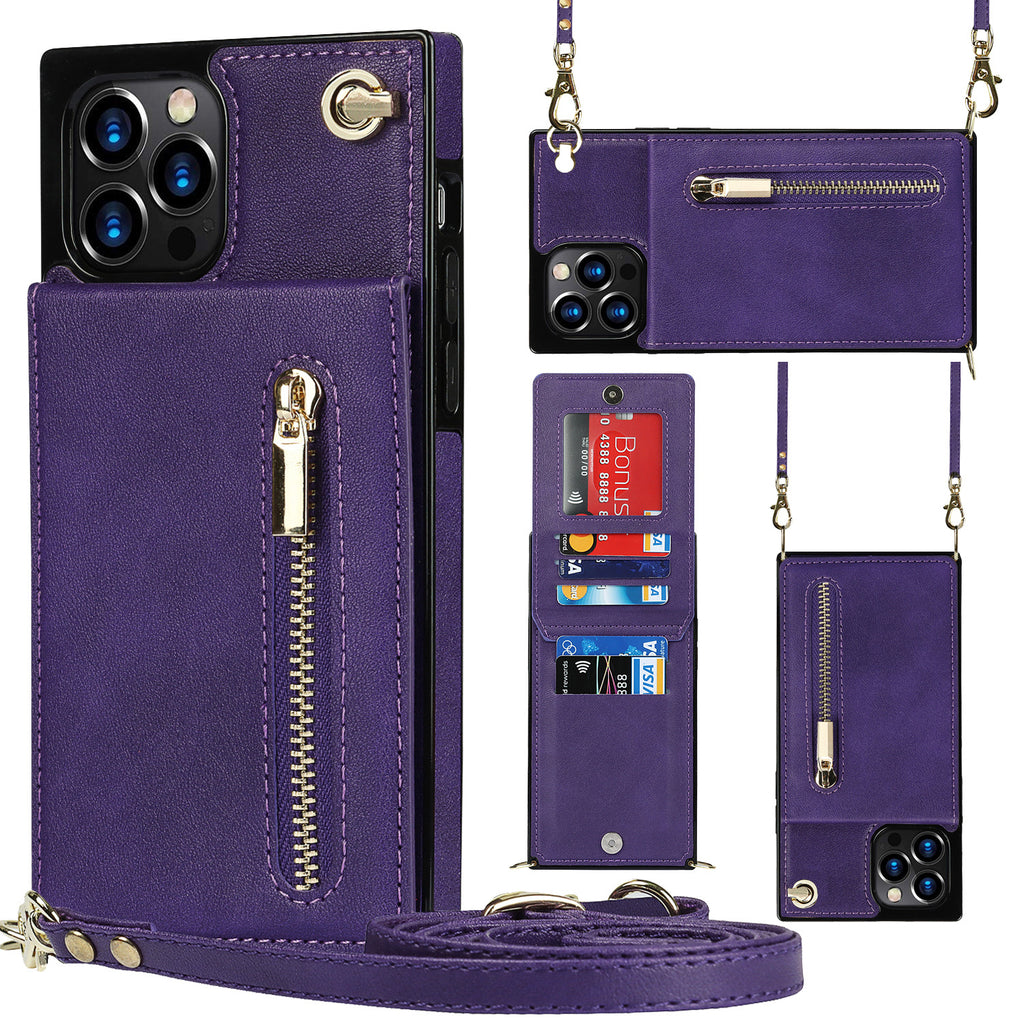 Zipper Phone Case Phone Case Crossbody by Ricaloux