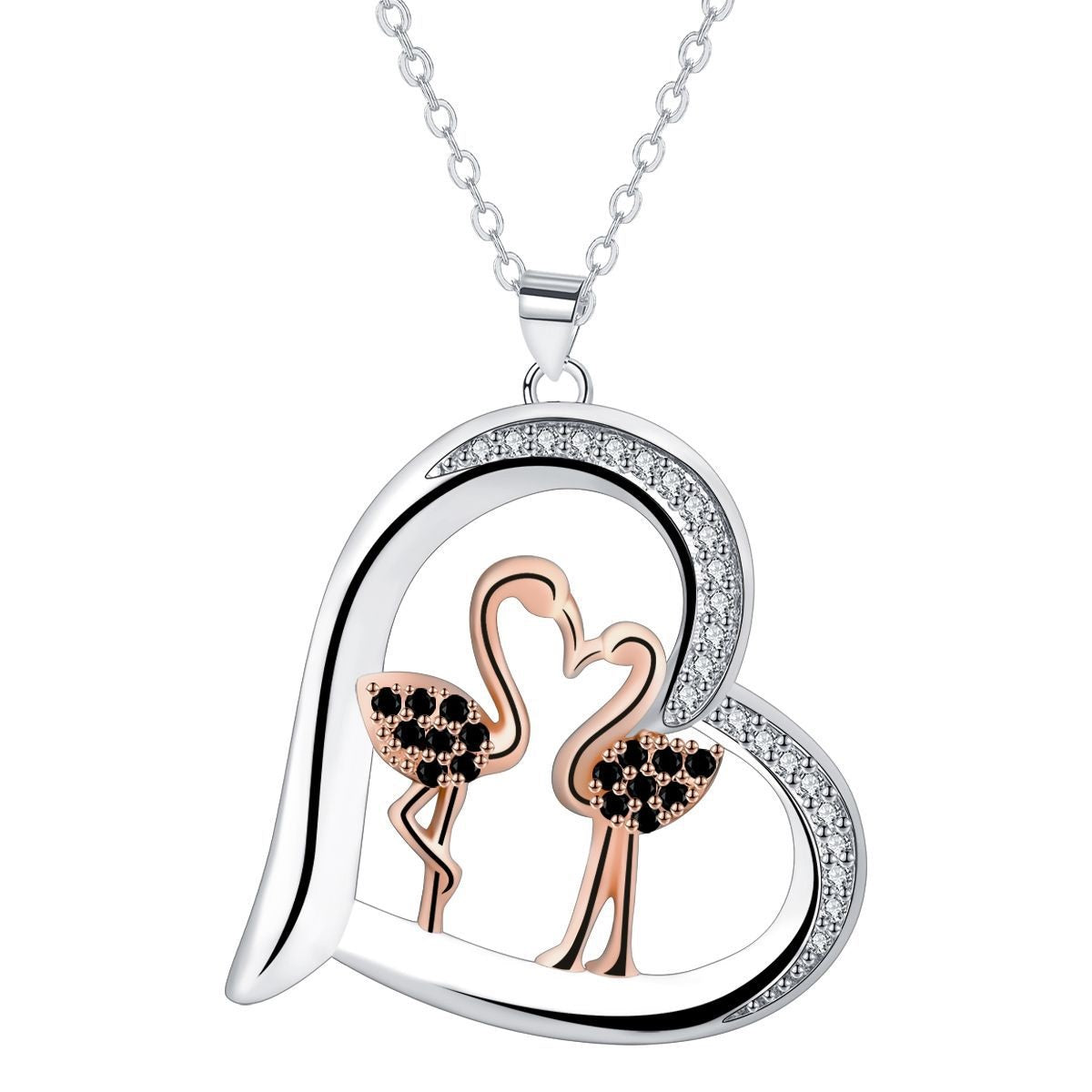 Jewelry Love Swan Love Necklace For Women by Ricaloux