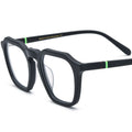 Multicolor Frosted Solid-color Square Eyeglass Frames For Women by Ricaloux
