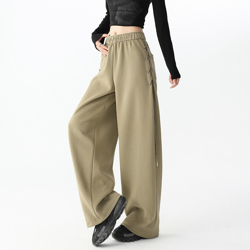 Fashionable Sporty Sweatpants Casual Pants For Women Spring New Arrivals by Ricaloux