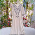 Vacation Style Artistic Dress Ethnic Inspired Embroidered One Piece Dress by Ricaloux